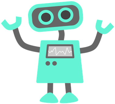 Turquoise robot default profile picture